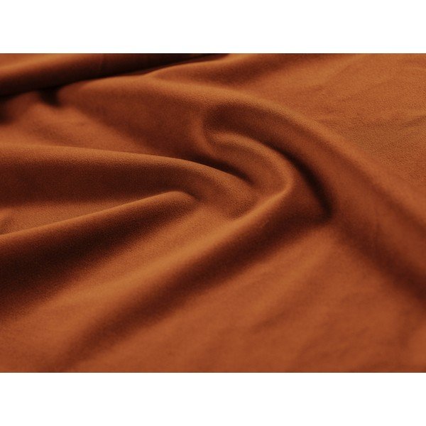 Zamatová modulárna rohová pohovka v terakotovej farbe – Micadoni -image-4