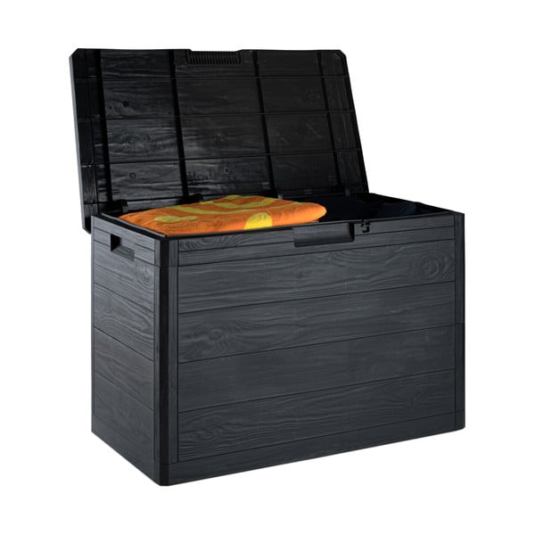 Antracitový záhradný úložný box Woodys – Toomax-image-2