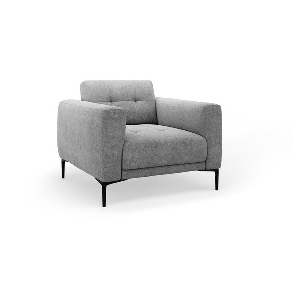 Sivé kreslo Bemy – Micadoni 