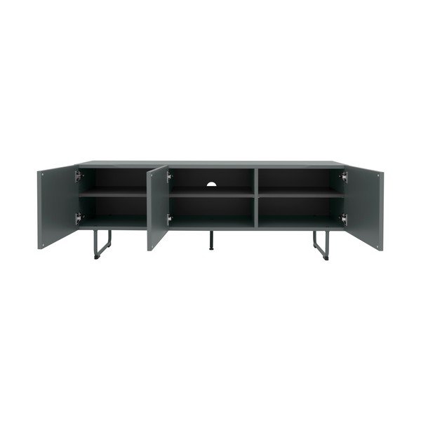 Zeleno-sivý TV stolík 146x51 cm Parma – Tenzo-image-3