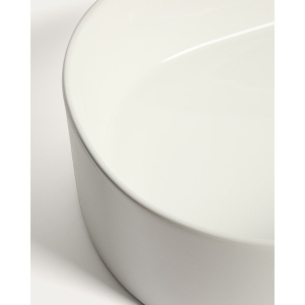 Biele keramické umývadlo 50x31 cm Ovara – Kave Home-image-4