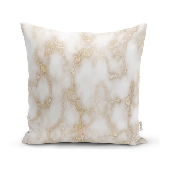 Obliečka na vankúš Minimalist Cushion Covers Golden Lines Marble, 45 x 45 cm