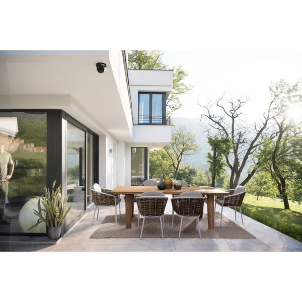 Biela kovová záhradná stolička Maribela – Bizzotto-image-2