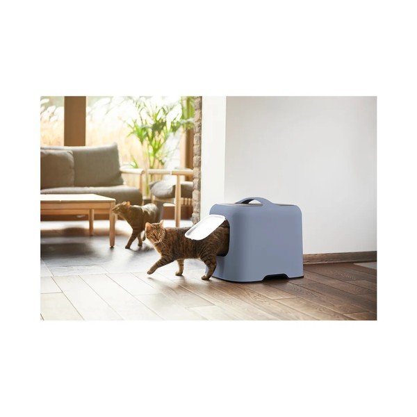 Tmavomodrá súprava mačacieho záchodu a lopatky Biala – Rotho-image-3