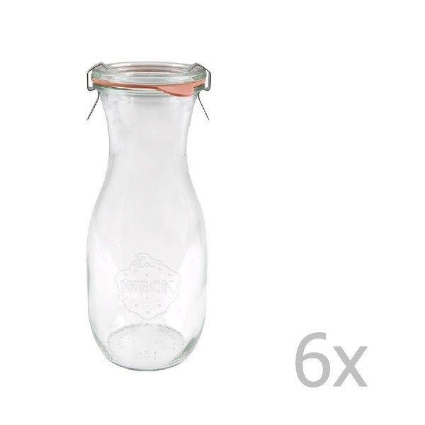 Sada 6 fliaš Weck, 530 ml