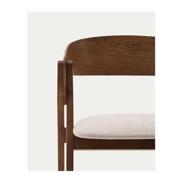 Hnedá jedálenská stolička Godia – Kave Home-image-3