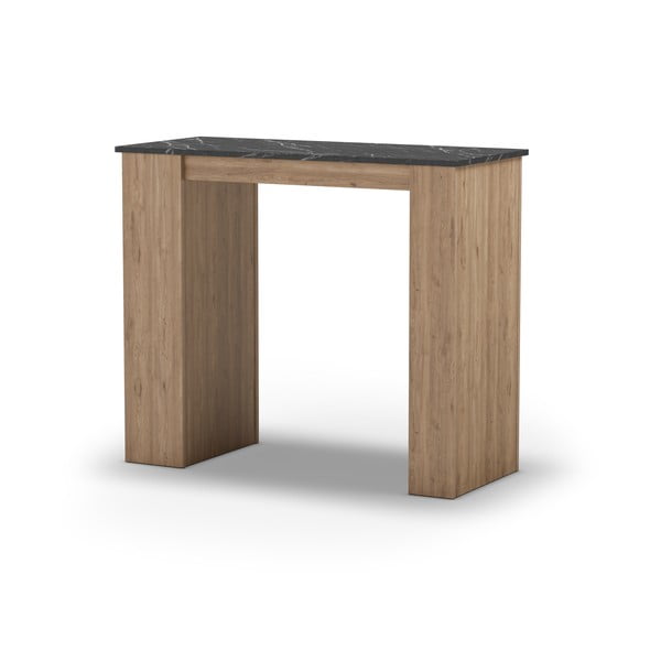 Barový stôl s doskou v dekore mramoru 47x120 cm Peru - Marckeric-image-2