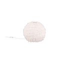 Krémová stolová lampa (výška 24 cm) Furry - Reality