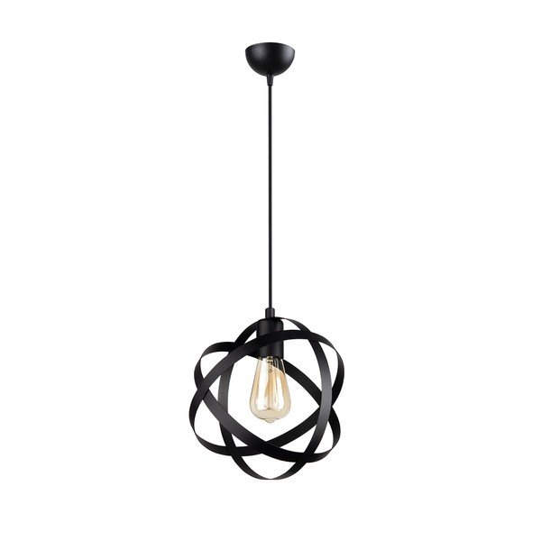 Čierne kovové závesné svietidlo Lama – Squid Lighting-image-2