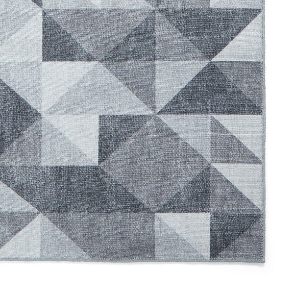 Sivý prateľný behúň 76x230 cm Coral Grey – Think Rugs-image-4