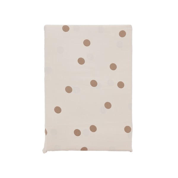 Hnedé obliečky na jednolôžko z bavlneného saténu 140x200 cm Solaris – Södahl-image-3