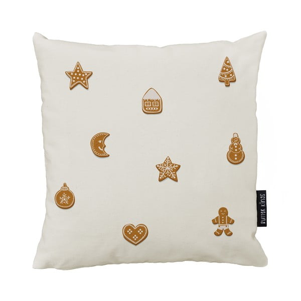Obliečka na vankúš s vianočným motívom 45x45 cm Gingerbreads – Butter Kings