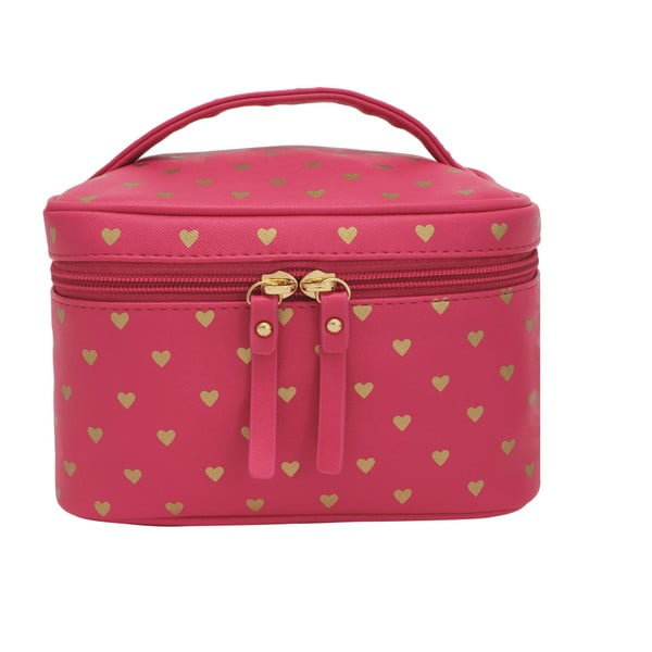 Ružový kozmetický kufrík Bombay Duck Bisous