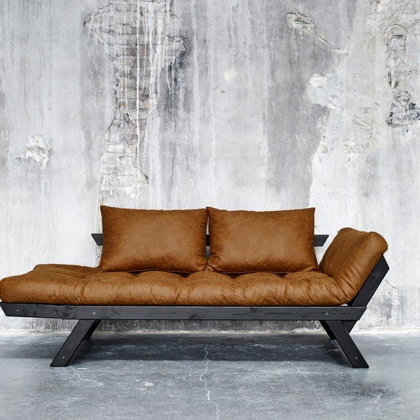 Pohovka Karup Vintage Bepop Black/Cognac-image-4