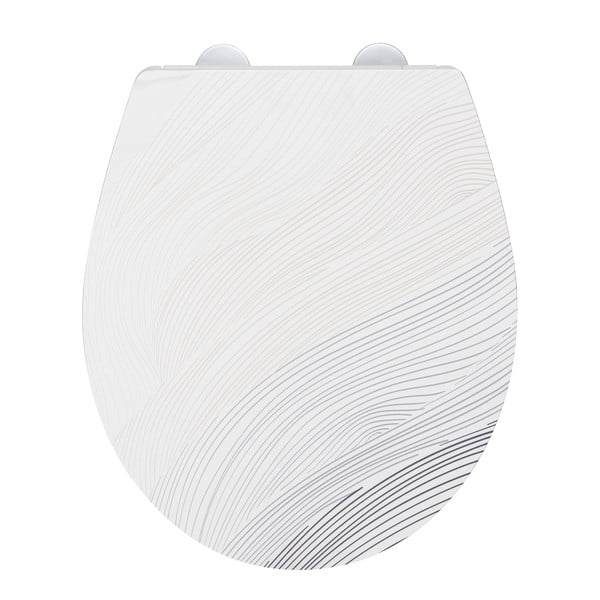 Záchodová doska s automatickým zatváraním 38 x 44,5 cm Menin – Wenko