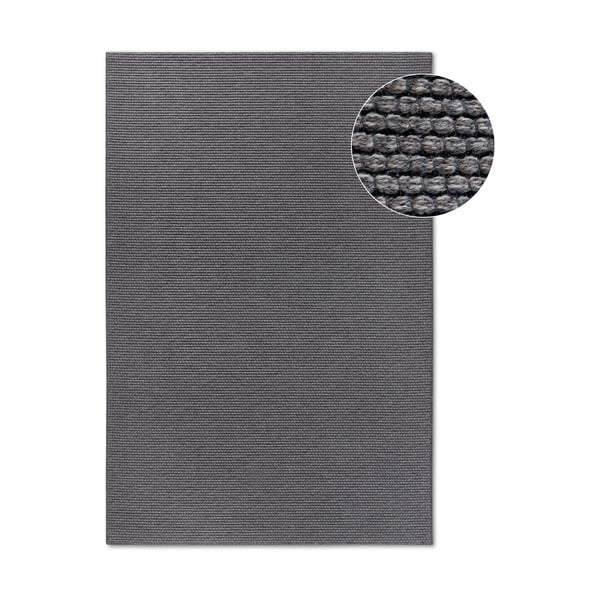 Tmavosivý vlnený koberec 200x290 cm Charles – Villeroy&Boch