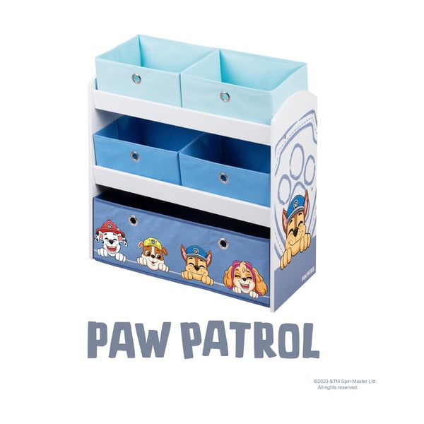 Detský organizér na hračky 63.5x29.5x67 cm Paw Patrol – Roba-image-1