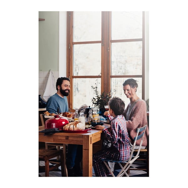 Červená keramická okrúhla forma na pečenie chleba Emile Henry, ⌀ 28,5 cm-image-4