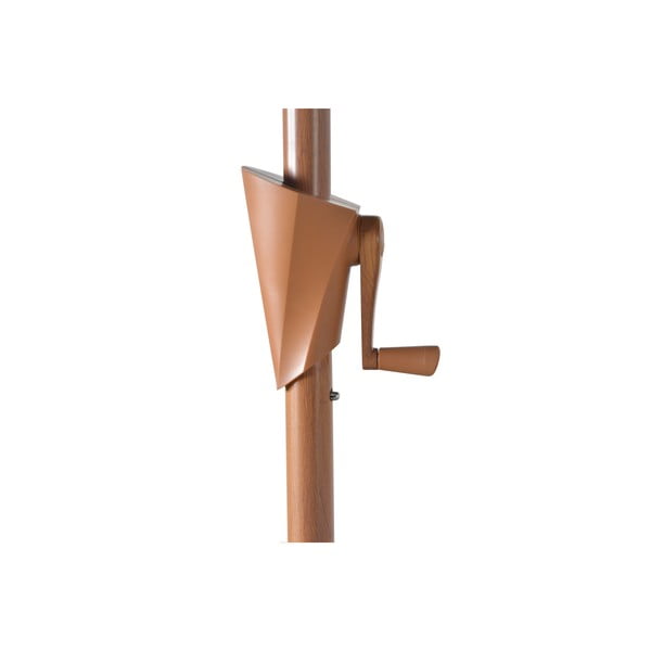 Béžový slnečník ø 300 cm Wood – Rojaplast-image-4