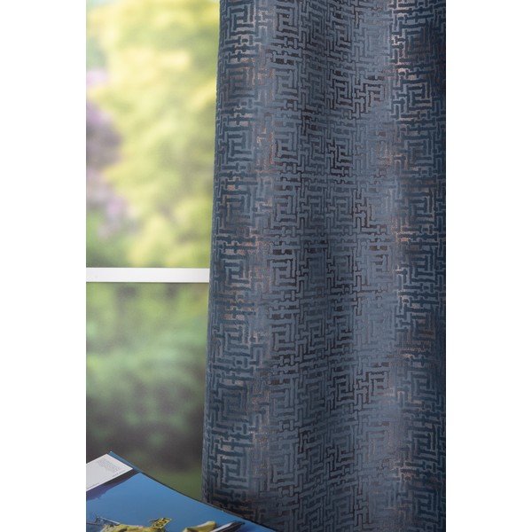 Antracitovosivý záves 140x260 cm Terra – Mendola Fabrics-image-3