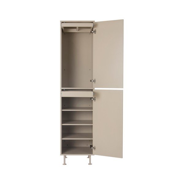Béžová šatníková skriňa z MDF 50x210x55 cm Kipp – Jotex-image-4