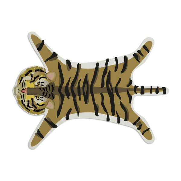 Koberec Really Nice Things Brown Tiger, 150 × 150 cm