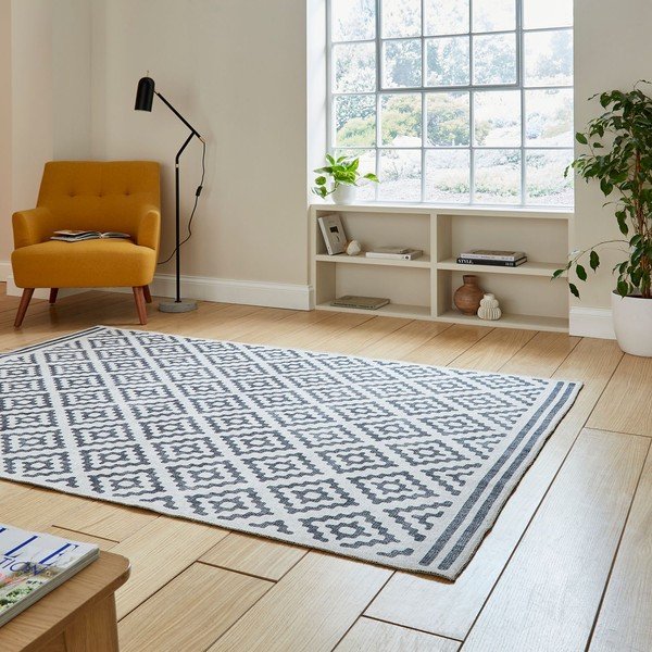 Sivý prateľný koberec 122x170 cm Coral Grey – Think Rugs-image-2