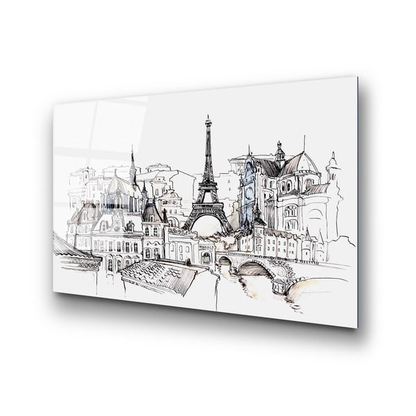 Sklenený obraz 70x100 cm Paris - Wallity-image-4