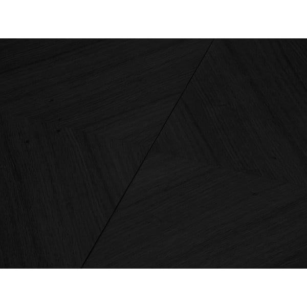 Okrúhly rozkladací jedálenský stôl s prídavnou doskou s čiernou doskou ø 120 cm Magnus – Windsor & Co Sofas-image-1