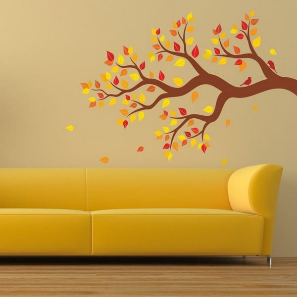 Dekoratívna nálepka na stenu Autumn Tree