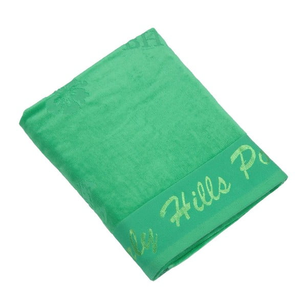 Zelená bavlnená osuška BHPC Velvet, 80x150cm