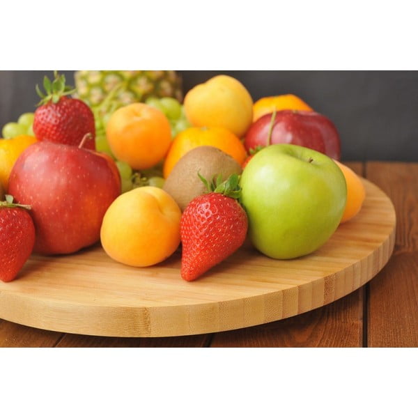 Rotačný bambusový podnos Bambum Fiesta-image-1