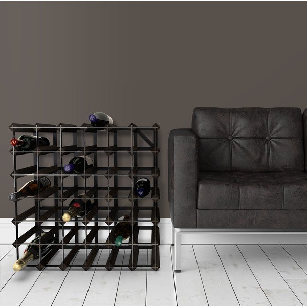 Regál na víno z jaseňového dreva na 42 fliaš - RTA-image-1