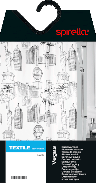 Sprchový záves 180x200 cm Vegas – Spirella-image-1