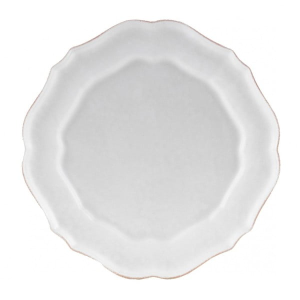 Biely tanier z kameniny Casafina Impressions, ⌀ 30 cm
