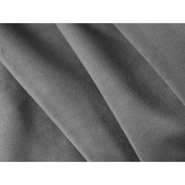 Sivá zamatová pohovka 140 cm Abby – Micadoni -image-3