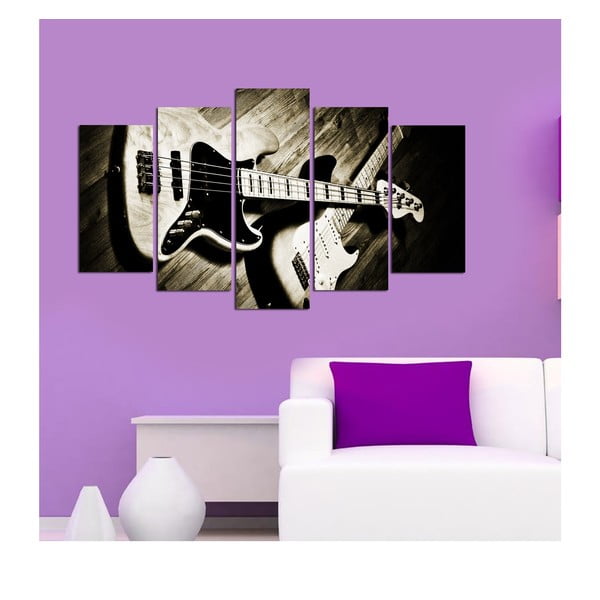 Viacdielny obraz Guitar, 110 × 60 cm-image-1