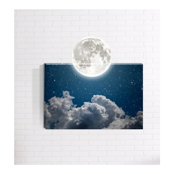 Nástenný 3D obraz Mosticx Mesiac, 40 x 60 cm