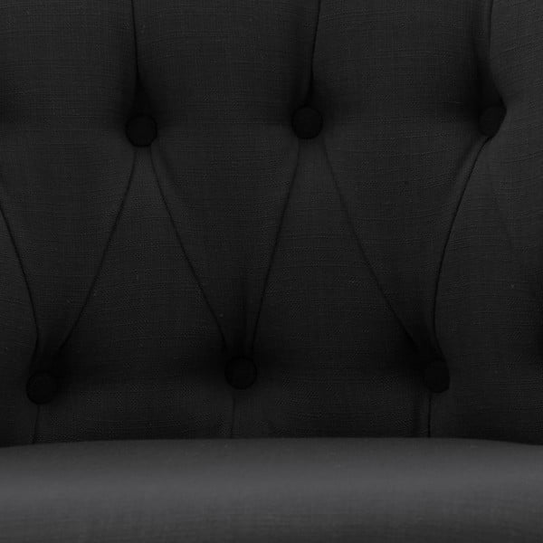 Čierna stolička s kolieskami Vivonita Maggi-image-4