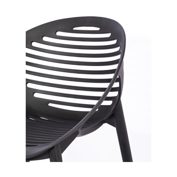 Záhradná jedálenská súprava pre 4 osoby s čiernou stoličkou Joanna a stolom Viking, 90 x 150 cm-image-4