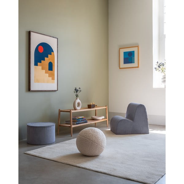 Modré menčestrové detské kresielko Cloud – Wigiwama-image-2