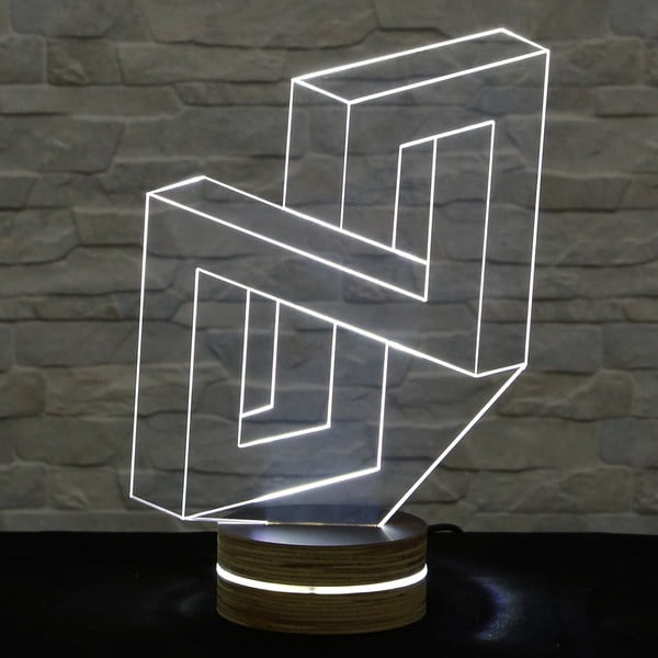 3D stolová lampa Deception