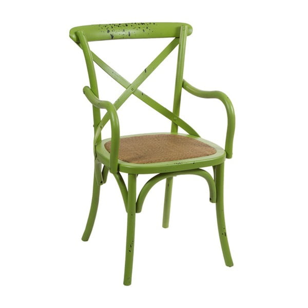Zelená drevená stolička Santiago Pons Monolo
