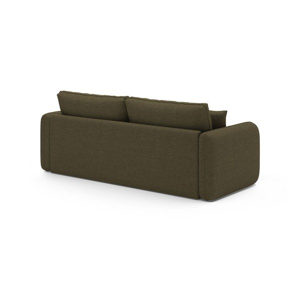 Zelená rozkladacia pohovka 225 cm – Micadoni -image-4