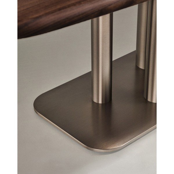 Jedálenský stôl v dekore orecha 100x180 cm Melvar – Kave Home-image-2
