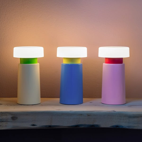 Ružová LED stmievateľná stolová lampa (výška 17,5 cm) Victoria – Remember-image-4