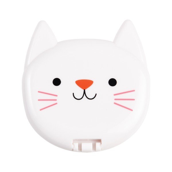 Kozmetické zväčšovacie zrkadlo 7,5x8 cm Cookie the Cat – Rex London