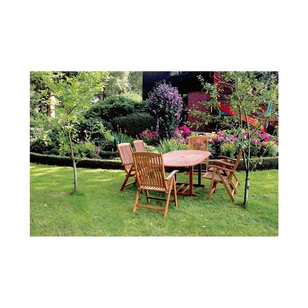 Záhradný rozkladací stôl z dreva Bangkirai ADDU Sapa-image-1