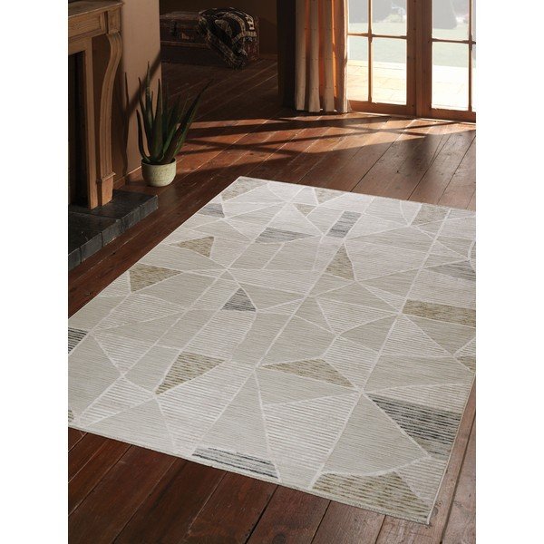Béžový koberec 80x150 cm Jaipur – Webtappeti-image-1