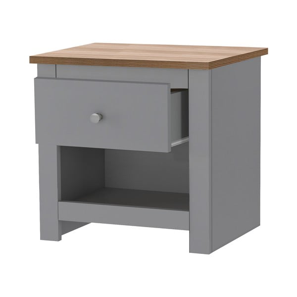 Sivý nočný stolík Emerald – Støraa-image-3